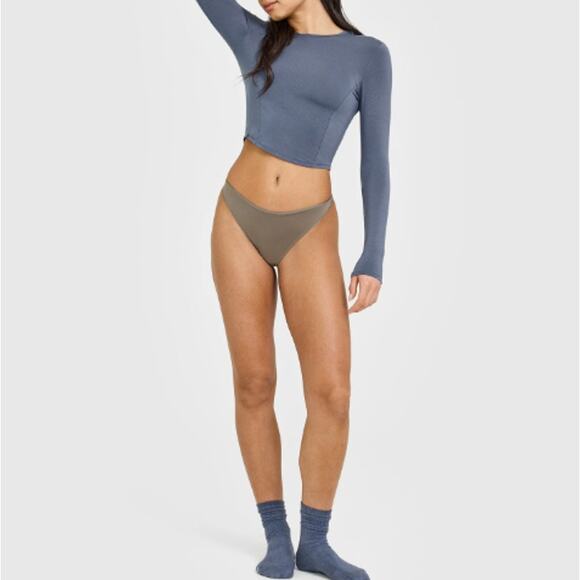 Oner Active Women's Moss Brown Silhouette Thong Size XS - Picture 7 of 7